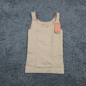 Shapermint Essentials All Day Every Day Tank Cami Womens L Beige Shapewear NWT